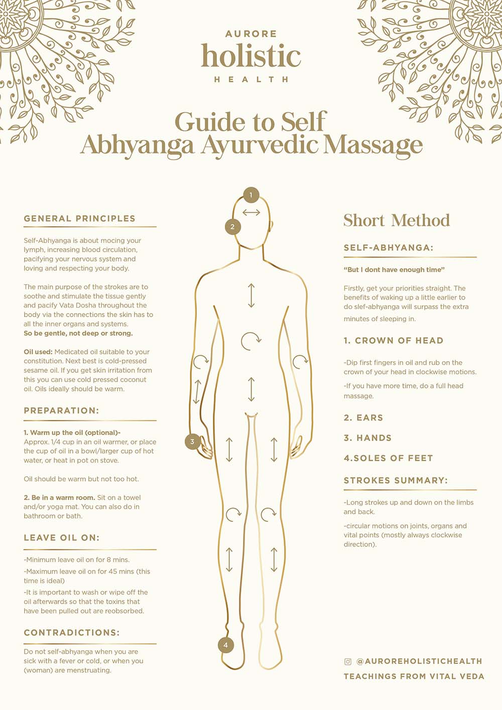 Aurore Holistic Healing - Self Abhyanga Ayurvedic Massage